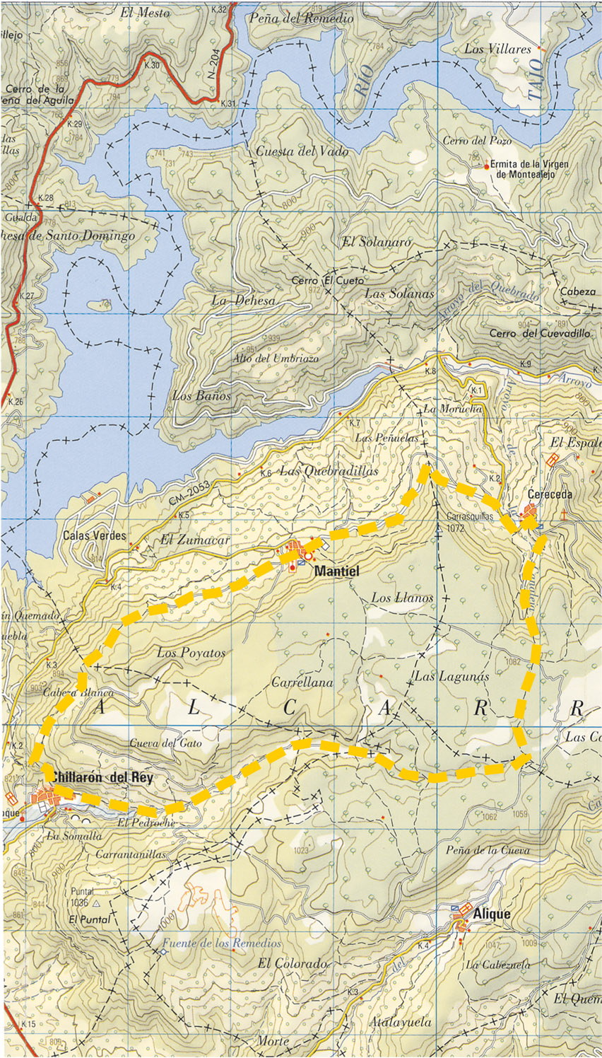Mapa de la ruta