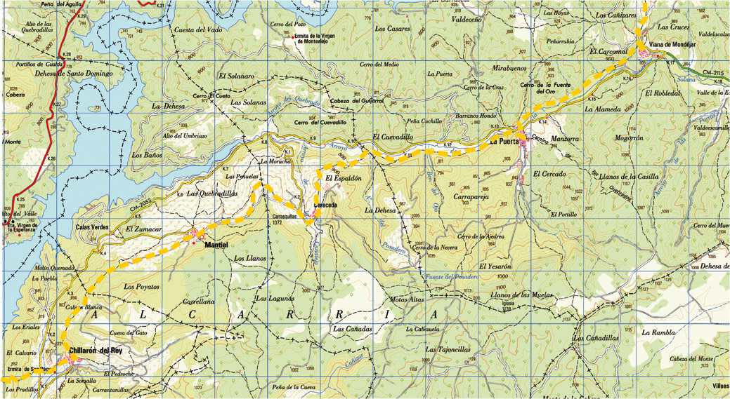Mapa de la ruta