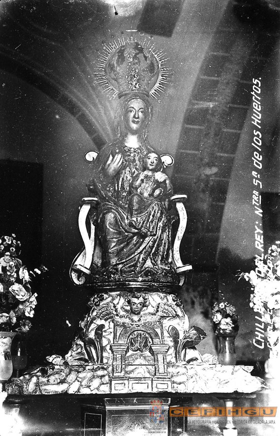 Imagen de la Virgen de los Huertos.- Fotografía de Tomás Camarillo Hierro (CEFIHGU)